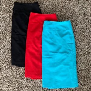 Pencil Skirts (set of 3)